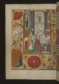 Image for Leaf from Aussem Hours: Prayer of the Sacred Sacrament, Celebration of Mass with Aussem Family Member Receiving Communion