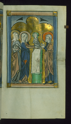 Image for Leaf from Psalter: Presentation in Temple