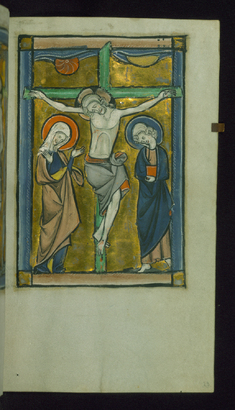 Image for Leaf from Psalter: Crucifixion