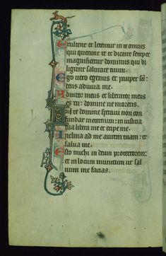 Image for Leaf from Fieschi Psalter: Psalter Text