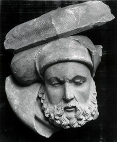 Head of a Bearded Man (architectural fragment)