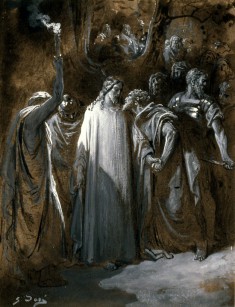 Study for "The Judas Kiss"