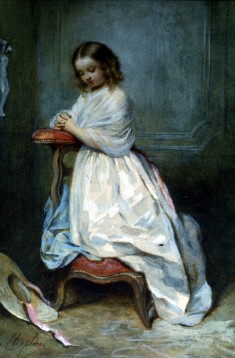 Girl in White Dress