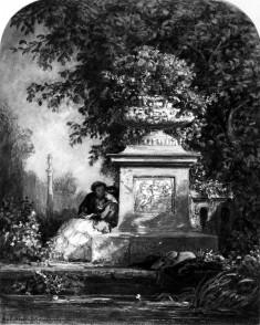 Courting in a Garden