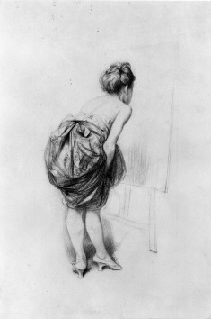 Study for "L'Avis du modèle"