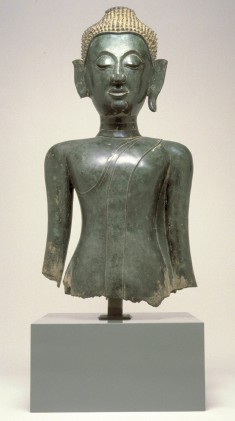 Head and Torso of a Standing Buddha