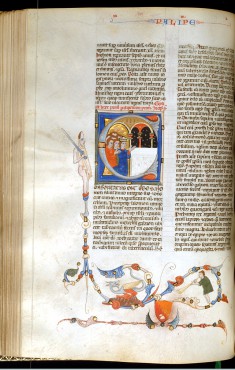 Leaf from Bentivoglio Bible