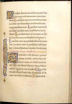 Leaf from Psalter