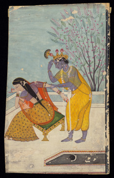 Krishna Pleads with Radha