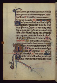 Leaf from Hours and Psalter