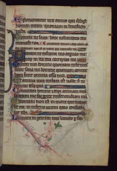 Leaf from Hours and Psalter
