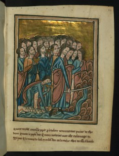 Leaf from Bible Pictures by William de Brailes