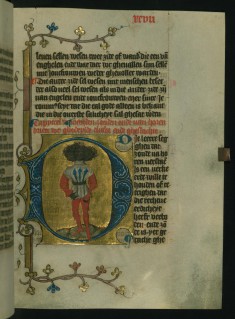 Sin Personified, shown as man with three black heads