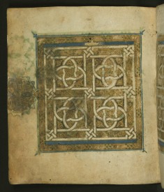 Left Side of a Double-page Illuminated Frontispiece