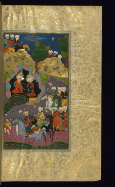Alexander the Great at the Fountain of Life with the Prophets Khidr and Ilyas