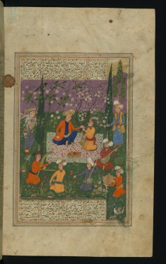 Sultan Mu'izz al-Din is reconciled with his father, Nasir al-Din Bughra Khan