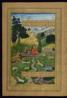 Laylá Visits Majnun in the Wilderness