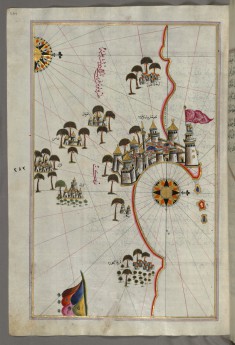 Map of the Fortress of Tripoli and the Surrounding Area
