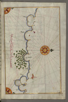 Map of the Egyptian Coast From Salum East