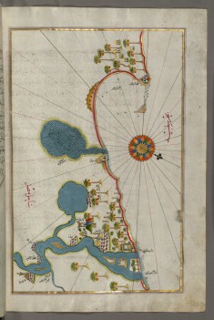 Map of the Egyptian Coast From Alexandria as Far as the City of Rashid
