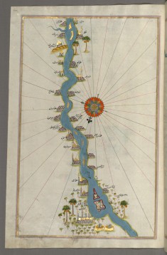 Map of Oases and Villages Along the River Nile as Far as Sidi Musá
