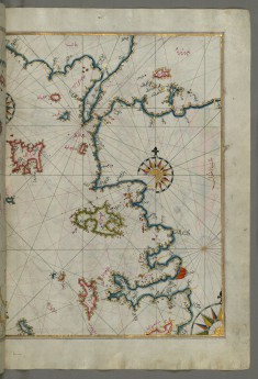 Map of the Sea of Marmara and the Islands of the Eastern Aegean Sea from Semendrek to Chios