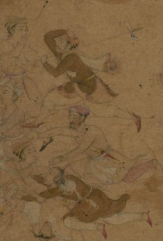 Single Leaf of a Charging Elephant