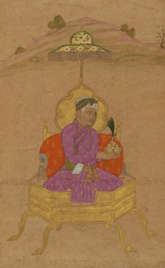 Single Leaf of a Portrait of the Emperor Akbar