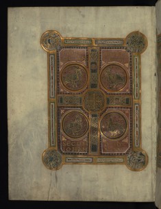 Frontispiece for the Gospel of Saint John from the Corvey Gospel