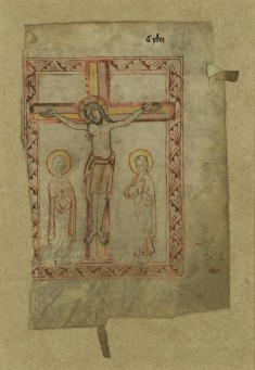 Leaf of a Missal with the Crucifixion and Canon of the Mass