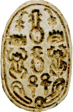 Scarab with Script Signs