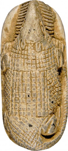 Amulet with a Crocodile as a Solar God