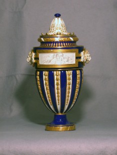 One of a Pair of Vases (Vase à tête de lion)