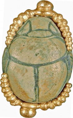 Scarab from Egyptian-Style Necklace