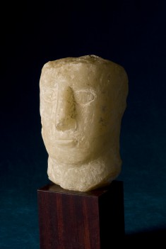 Head of a Man with a Rectangular Face