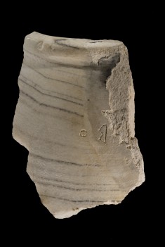 Inscribed Fragment of a Stone Vessel