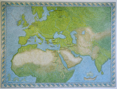 Mosaic Map of the Mediterranean