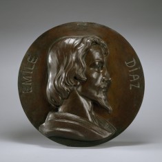 Portrait Medallion of Émile Diaz