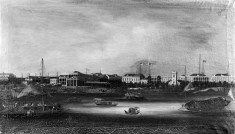 View of the Hongs of Canton