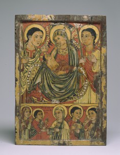 Right Half of a Diptych with the Virgin and Child Flanked by Angels