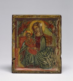 Right Half of a Diptych with the Virgin and Child