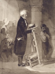 Old Man Before a Prie-Dieu