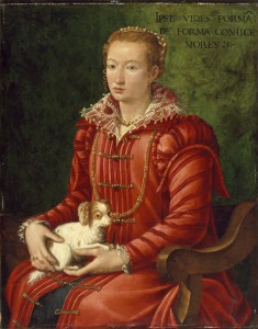 Woman with a Lap Dog