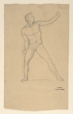 Sketch after an Antique Statue of an Athlete