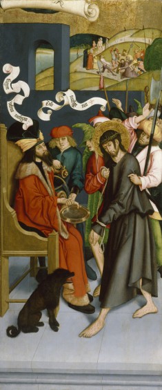 Pilate Washing His Hands of Guilt for Christ's Death