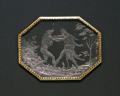 Plaque with Hercules and Achelous