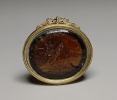 Pendant with Ariadne Deserted by Theseus