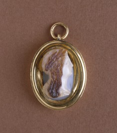 Cameo Portrait of a Wreathed Lady