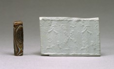 Cylinder Seal with Heroes, Hunters, and Animals