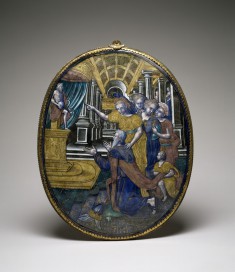 Plaque with Solomon Turning to Idolatry